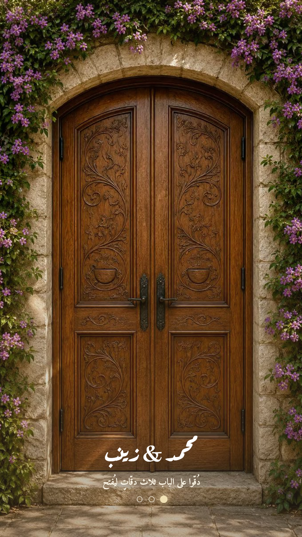 غلاف باب الفرح 🚪